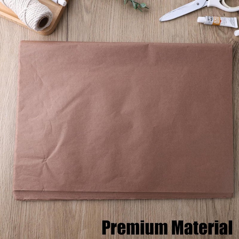 Koogel 112 Sheets Tissue Paper, 20x14 Inch Brown Gift Wrapping Tissue Paper Bulk for DIY Crafts Gift Bags Art Project - Image 4